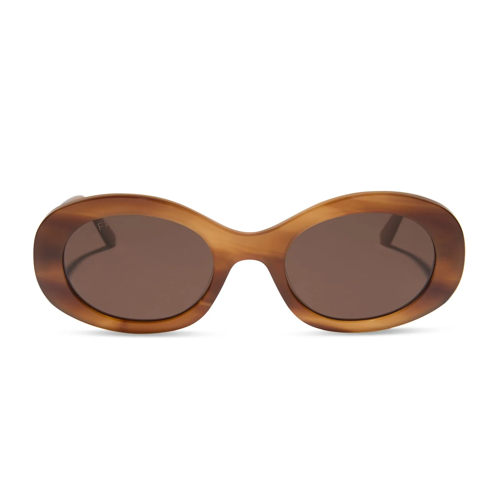 LAINEY - TAWNY TORTOISE + BROWN SUNGLASSES sold by Diff Eyewear
