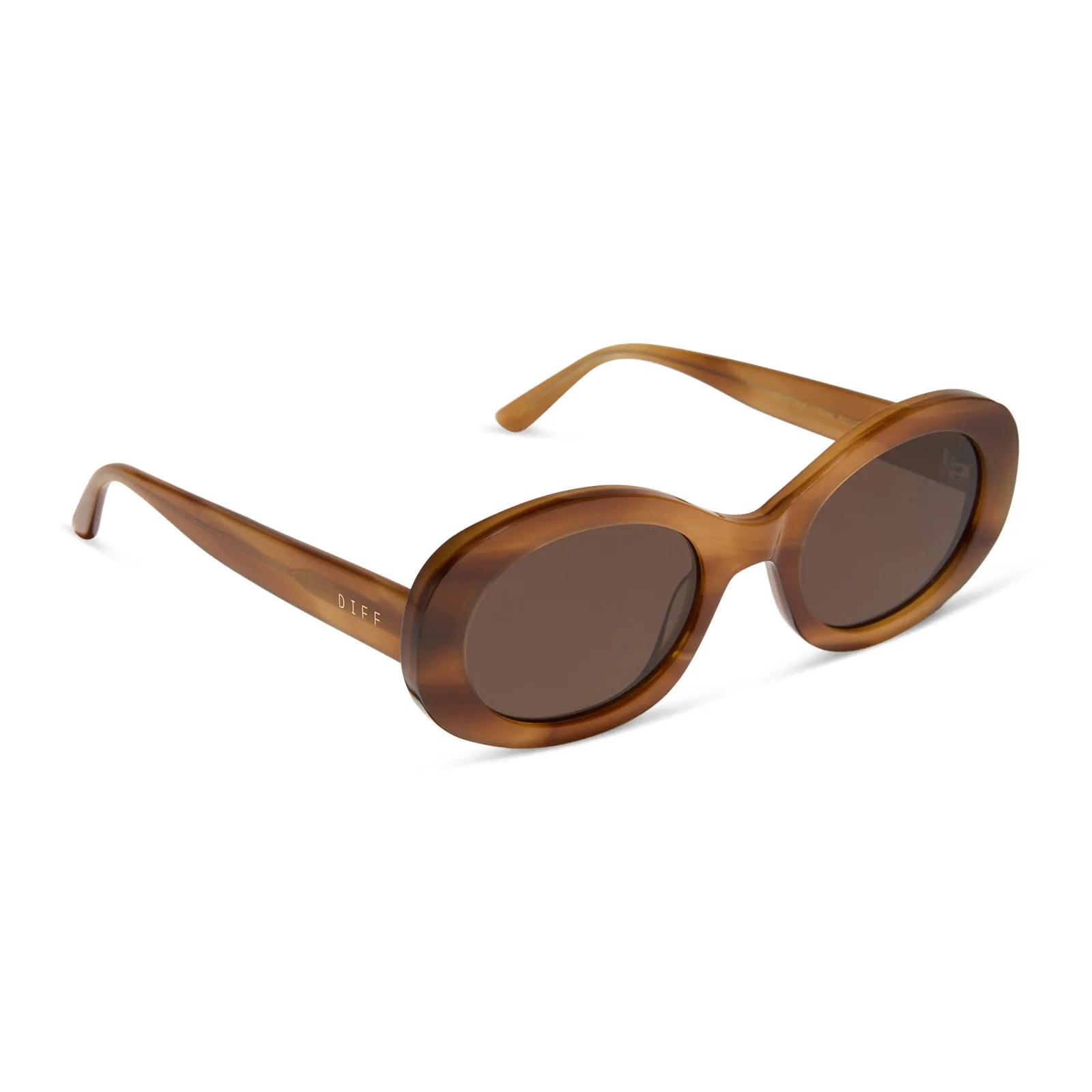 LAINEY - TAWNY TORTOISE + BROWN SUNGLASSES sold by Diff Eyewear product image thumbnail 2