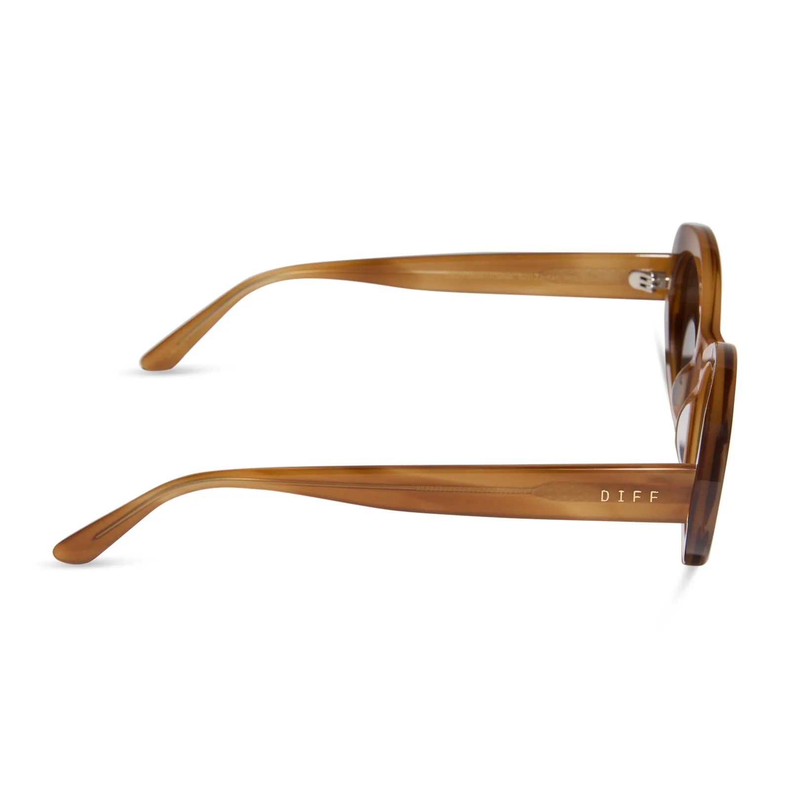 LAINEY - TAWNY TORTOISE + BROWN SUNGLASSES sold by Diff Eyewear product image thumbnail 3