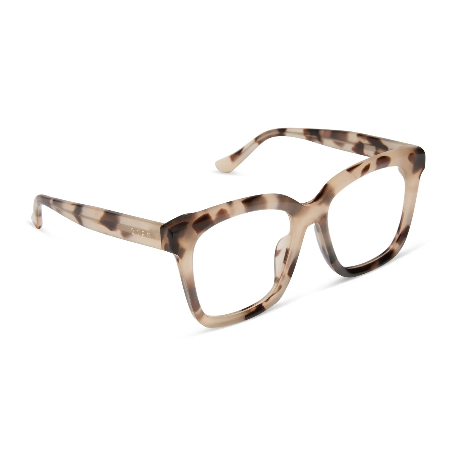 MEREDITH - CREAM TORTOISE + GLASSES sold by Diff Eyewear product image thumbnail 2