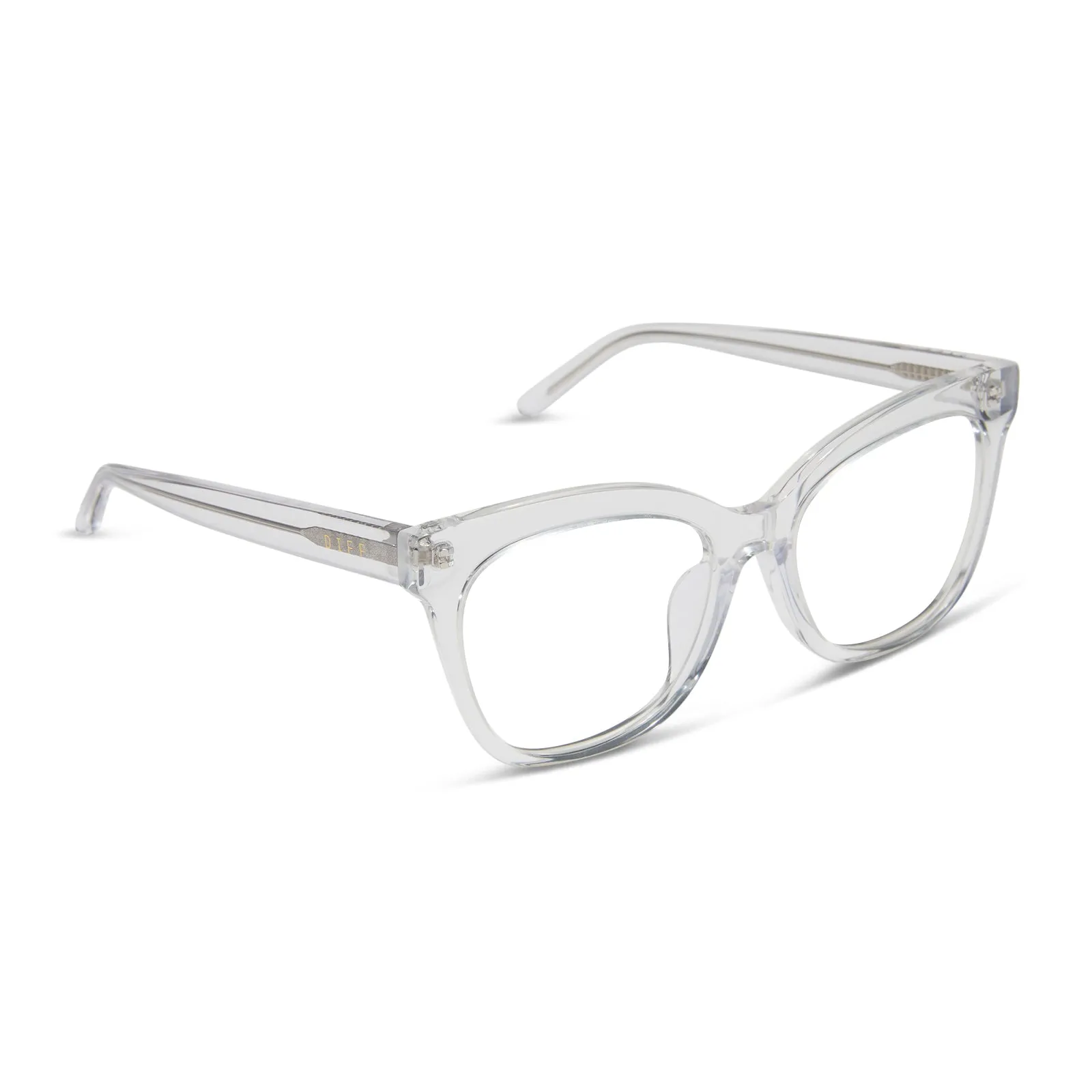 WINSTON - CLEAR CRYSTAL + GLASSES sold by Diff Eyewear product image thumbnail 2