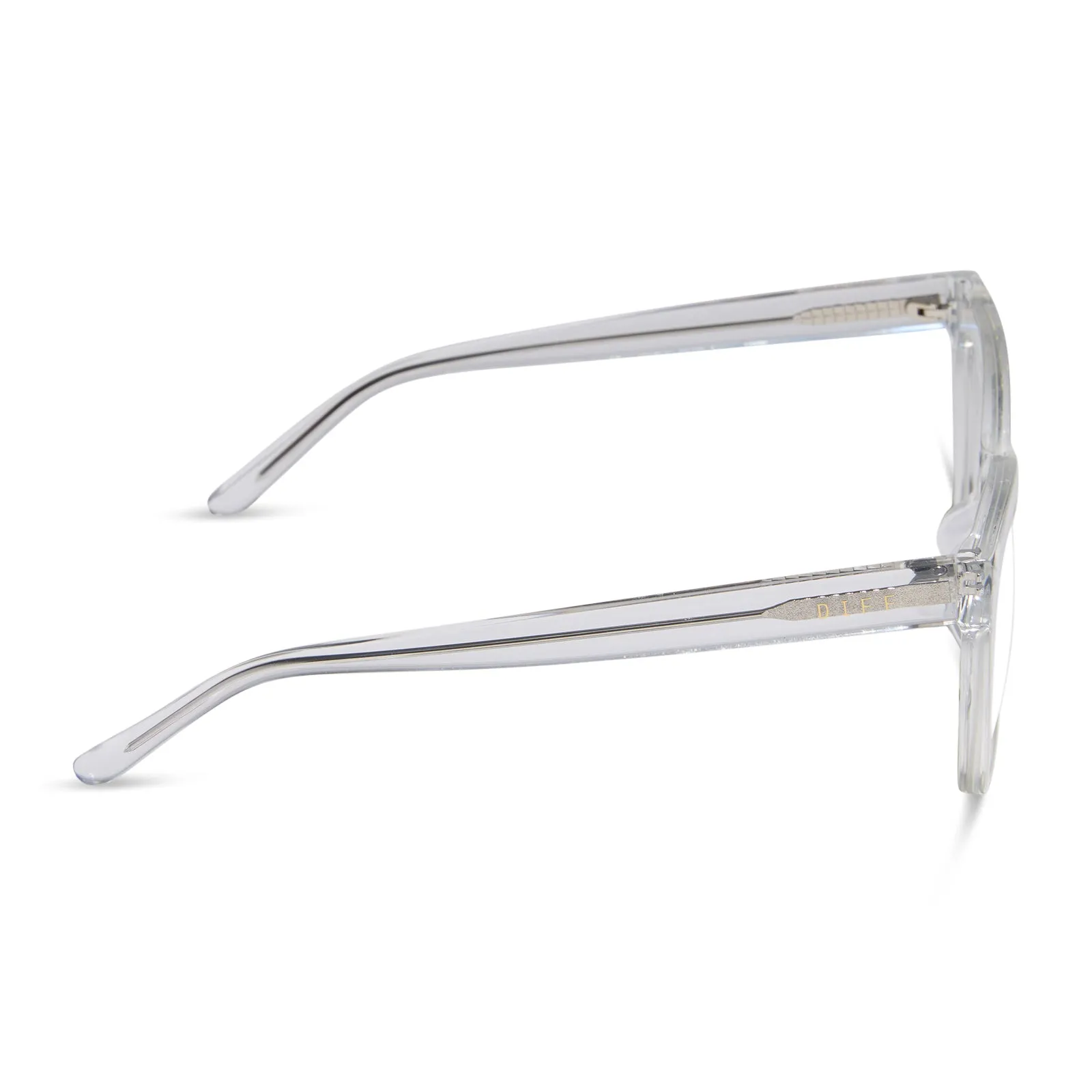 WINSTON - CLEAR CRYSTAL + GLASSES sold by Diff Eyewear product image thumbnail 3