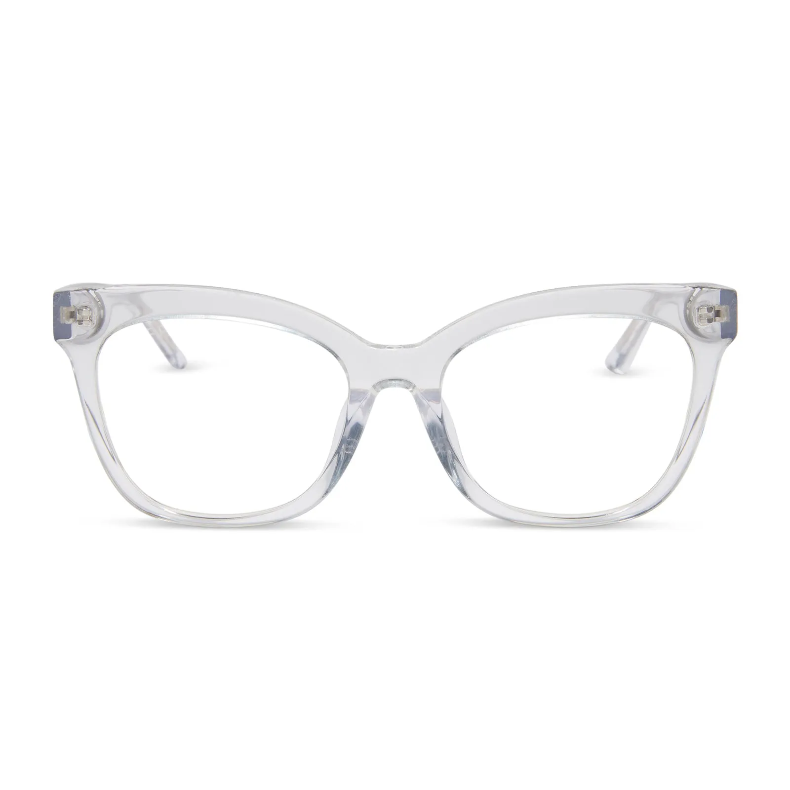 WINSTON - CLEAR CRYSTAL + GLASSES sold by Diff Eyewear