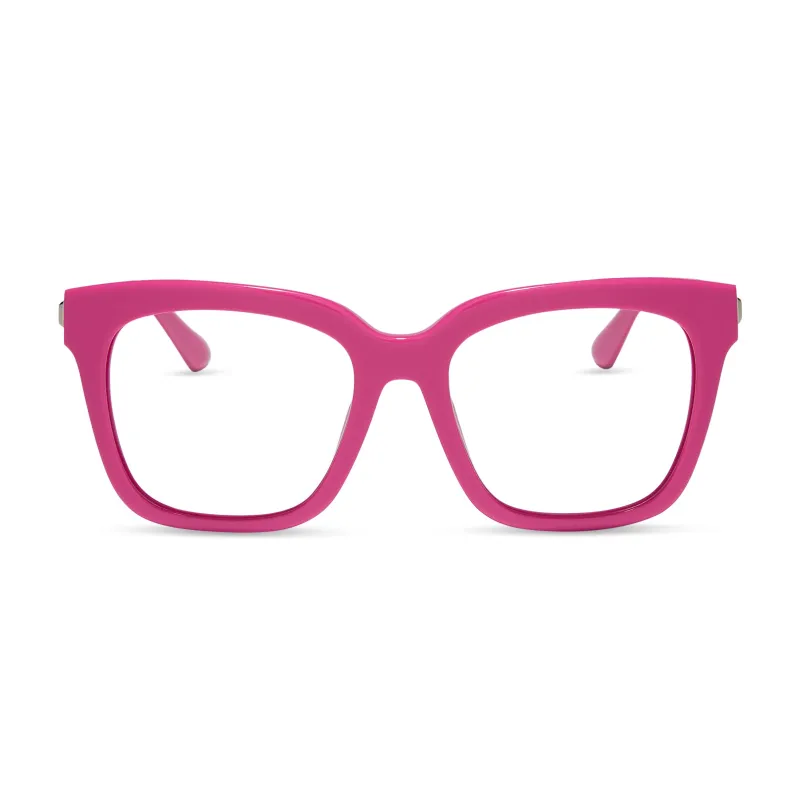 BELLA - BRIGHT PINK + BLUE LIGHT GLASSES sold by Diff Eyewear