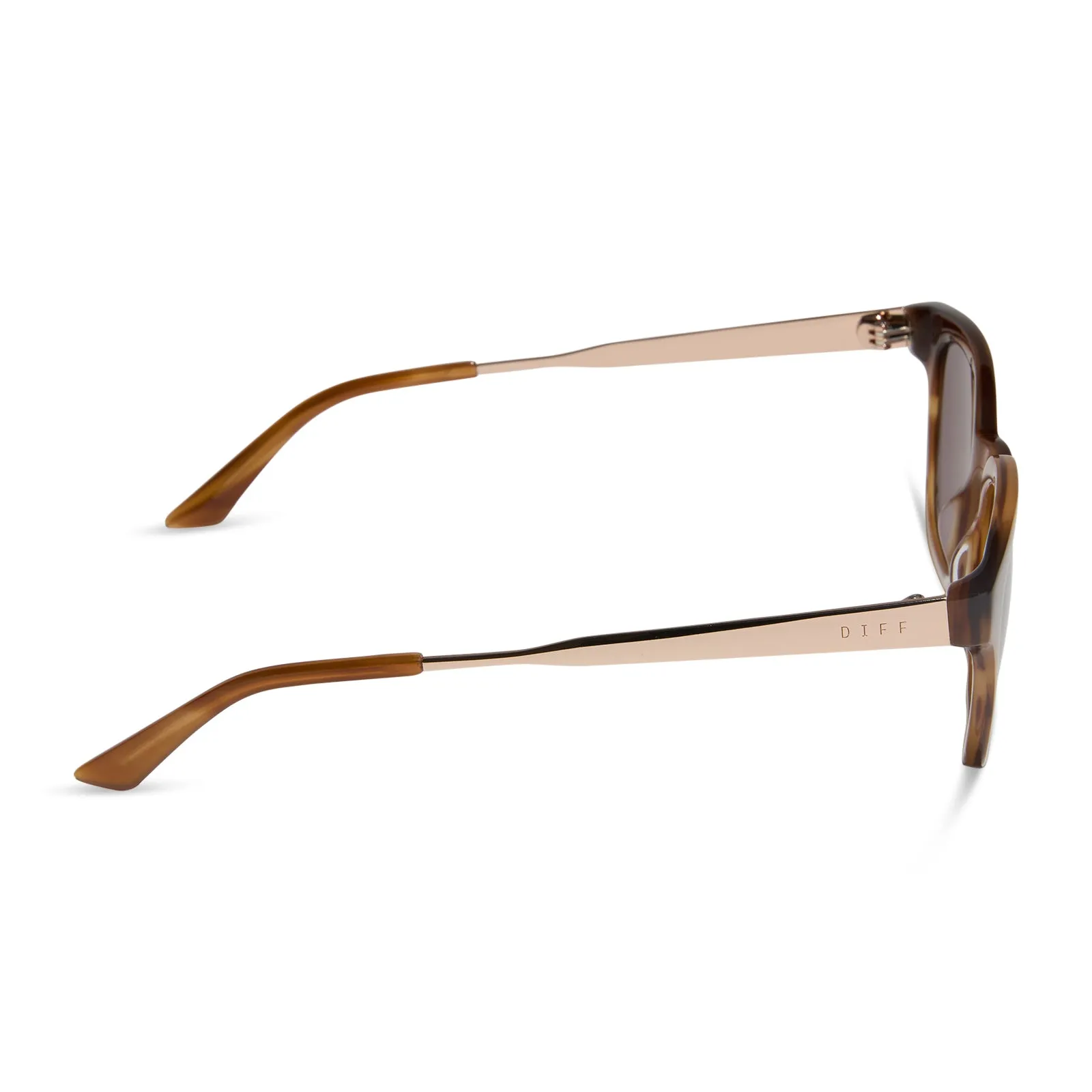 BRIDGET - TAWNY TORTOISE + BROWN SUNGLASSES sold by Diff Eyewear product image thumbnail 3