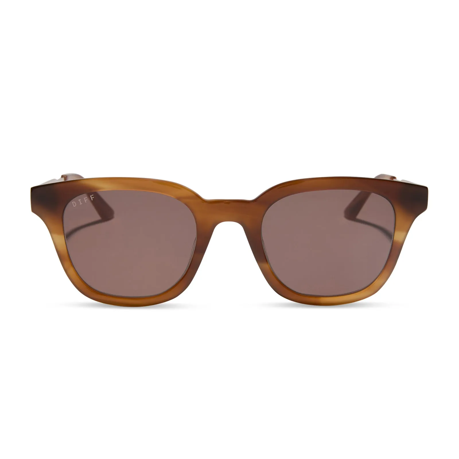 BRIDGET - TAWNY TORTOISE + BROWN SUNGLASSES sold by Diff Eyewear