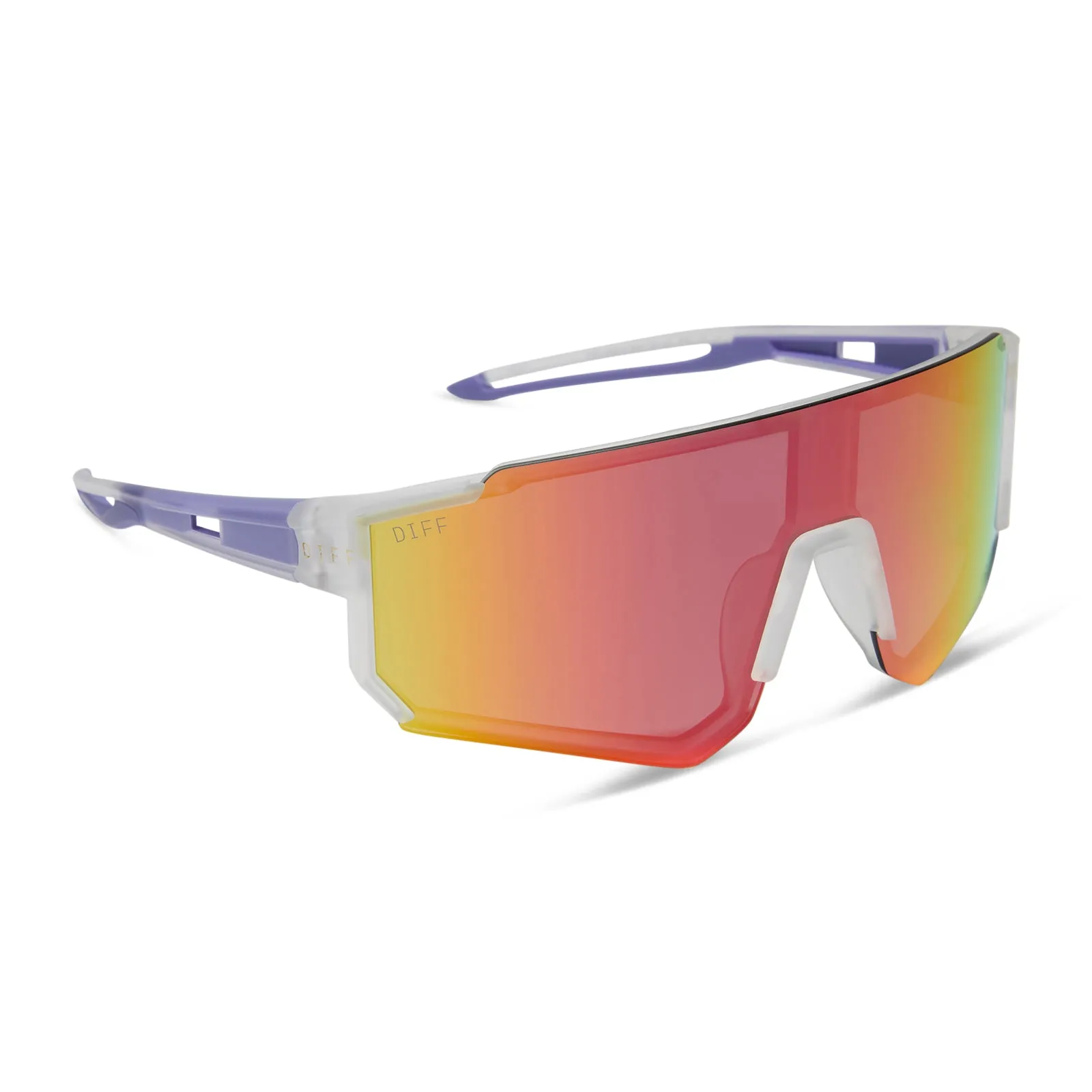 HEAT - CRYSTAL CLEAR + RAINBOW MIRROR + POLARIZED SUNGLASSES sold by Diff Eyewear product image thumbnail 2