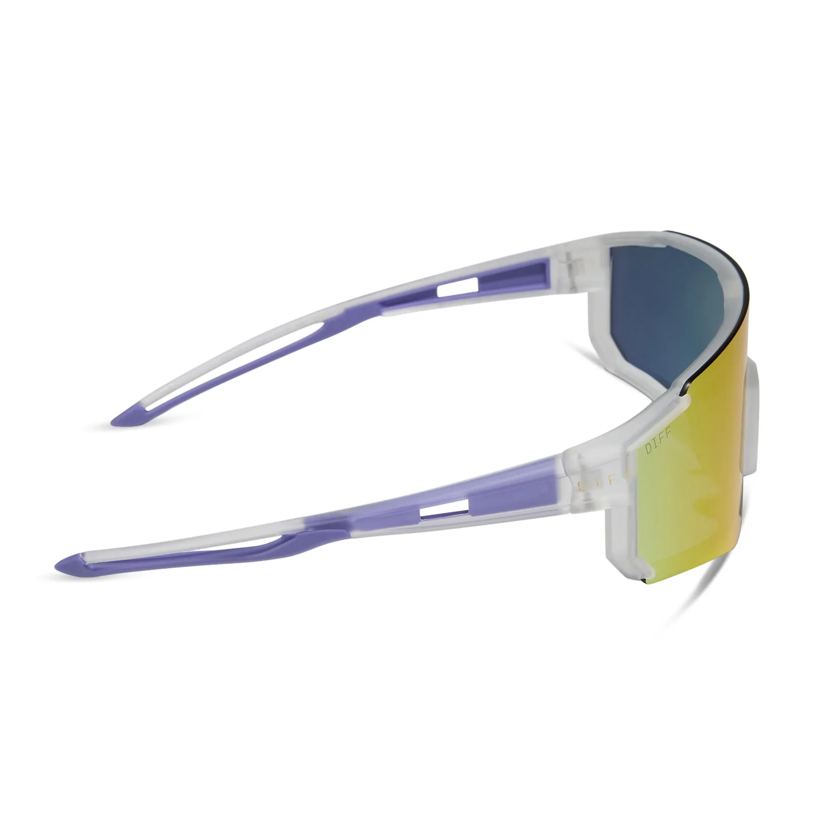 HEAT - CRYSTAL CLEAR + RAINBOW MIRROR + POLARIZED SUNGLASSES sold by Diff Eyewear product image thumbnail 3