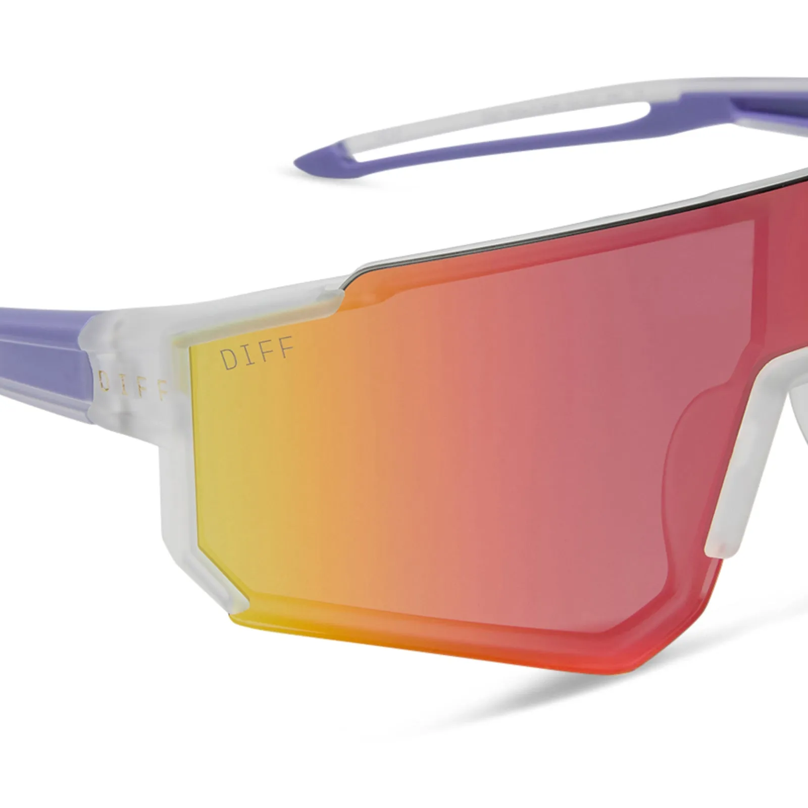 HEAT - CRYSTAL CLEAR + RAINBOW MIRROR + POLARIZED SUNGLASSES sold by Diff Eyewear product image thumbnail 4