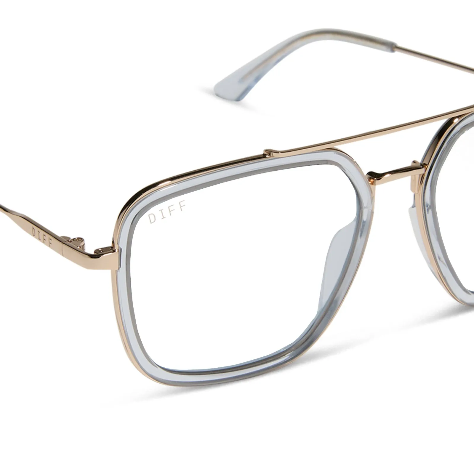 JORDAN - CLEAR + BLUE LIGHT GLASSES sold by Diff Eyewear product image thumbnail 4