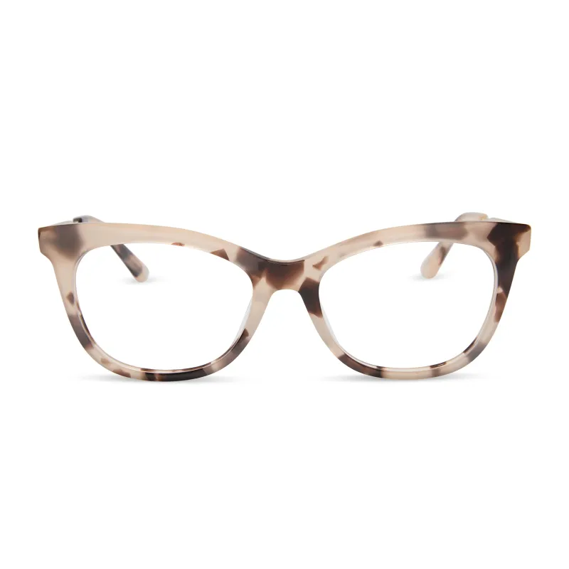 SYLVIA - CREAM TORTOISE + GLASSES made by Diff Eyewear