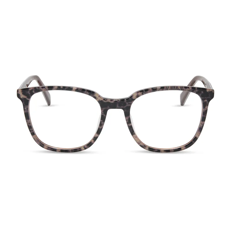 PARKER - LEOPARD TORTOISE + BLUE LIGHT GLASSES sold by Diff Eyewear