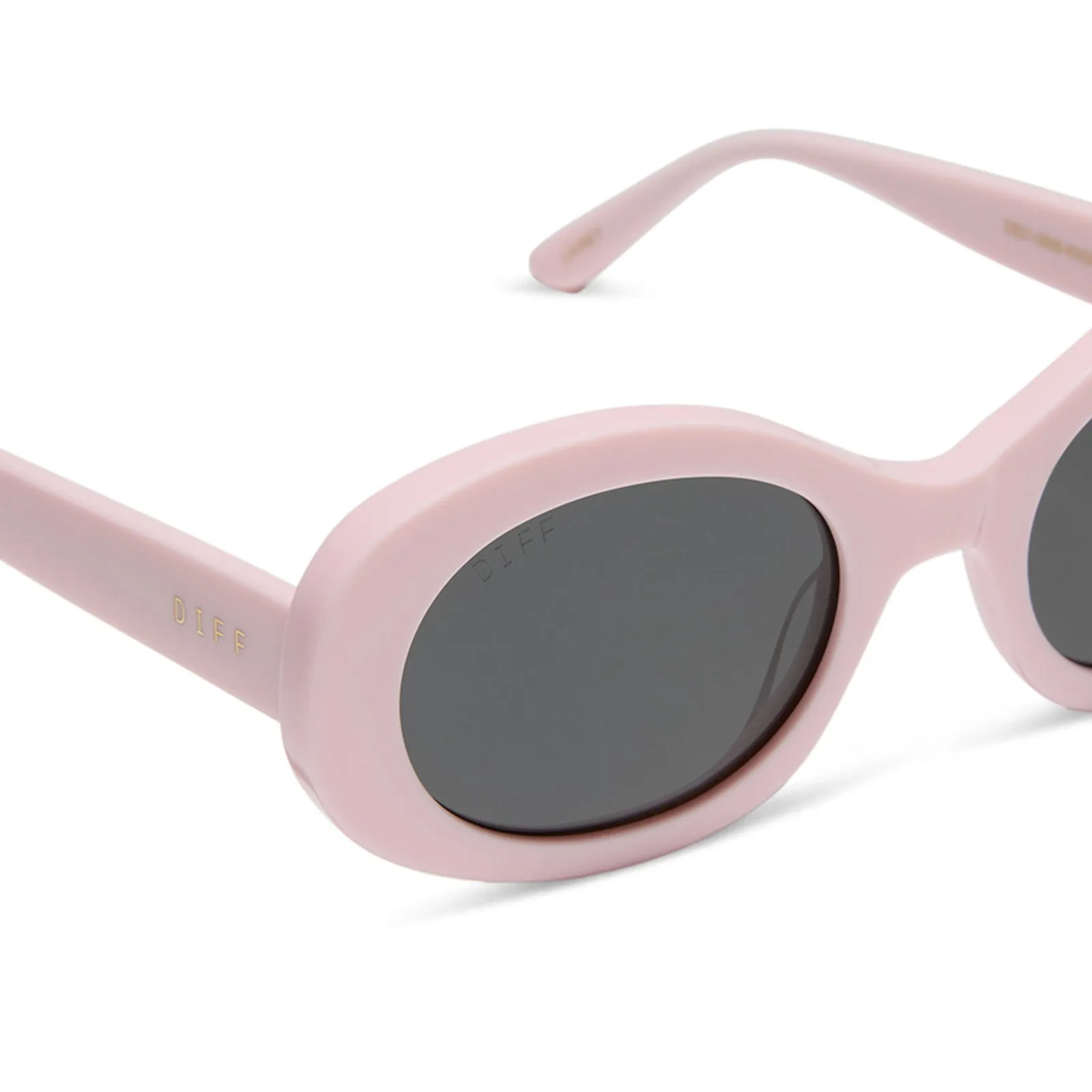 LAINEY - POWDER PINK + GREY + POLARIZED SUNGLASSES sold by Diff Eyewear product image thumbnail 4