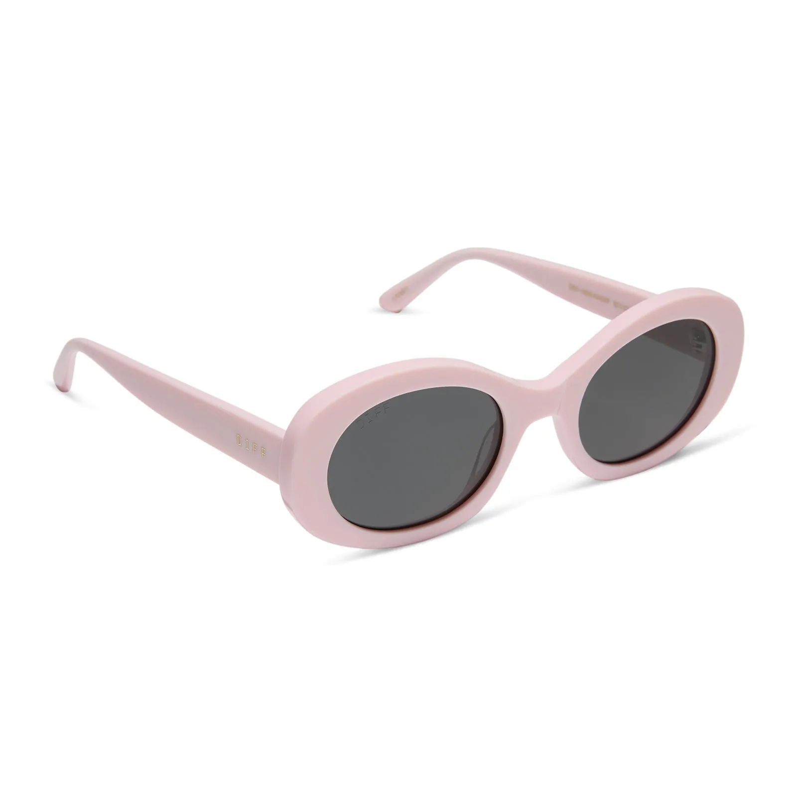 LAINEY - POWDER PINK + GREY + POLARIZED SUNGLASSES sold by Diff Eyewear product image thumbnail 2