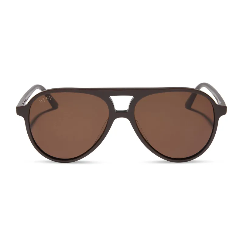 TOSCA II - TRUFFLE + TRUFFLE SUNGLASSES made by Diff Eyewear