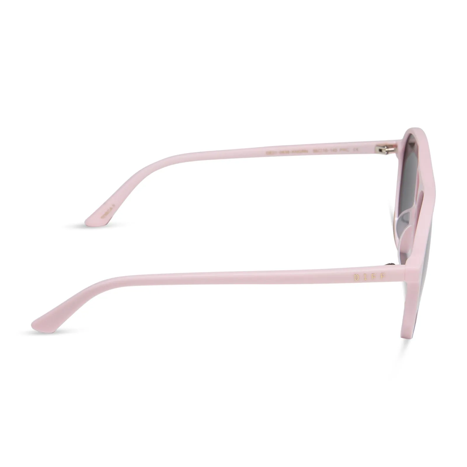TOSCA II - POWDER PINK + GREY SUNGLASSES sold by Diff Eyewear product image thumbnail 3
