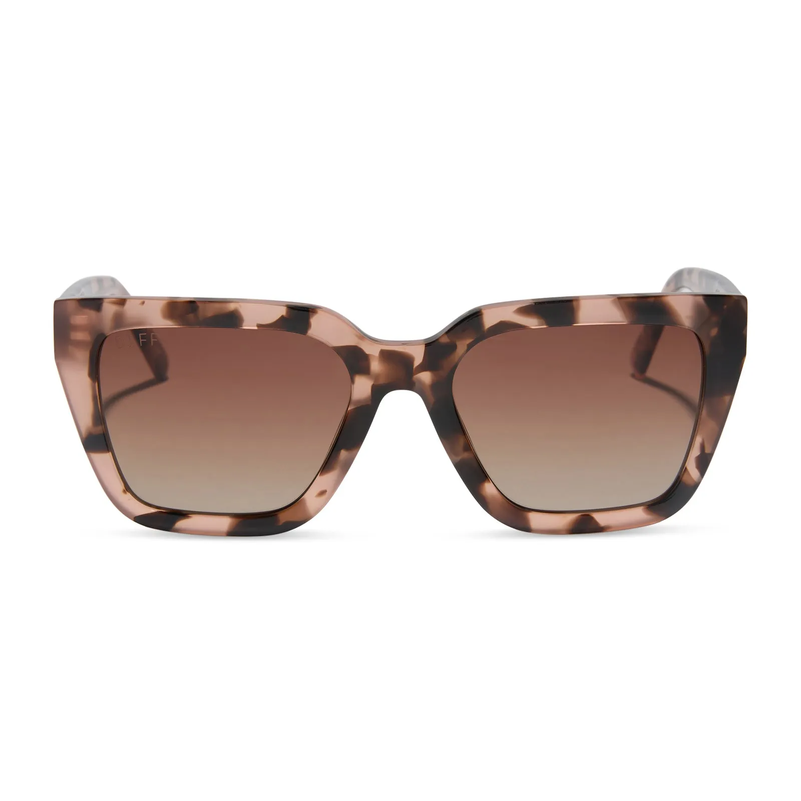 AMARA - HIMALAYAN TORTOISE + BROWN GRADIENT + POLARIZED SUNGLASSES sold by Diff Eyewear