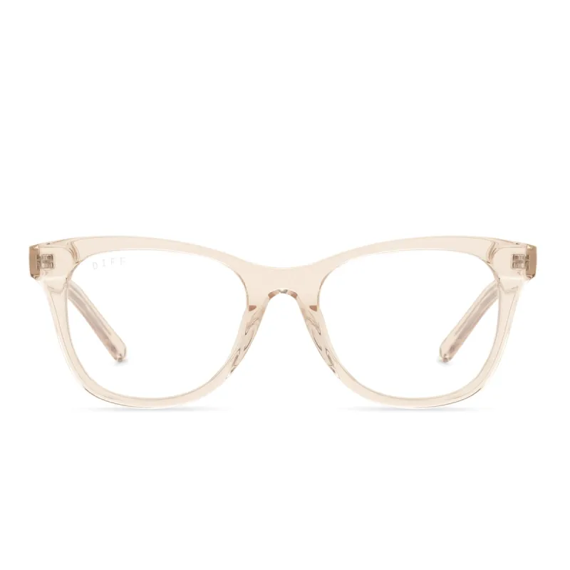 CARINA - SANDSTONE CRYSTAL + PRESCRIPTION GLASSES sold by Diff Eyewear