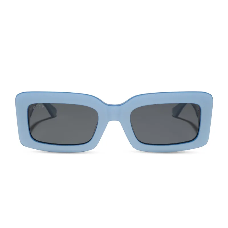 INDY - LIGHT BLUE + GREY + POLARIZED SUNGLASSES sold by Diff Eyewear