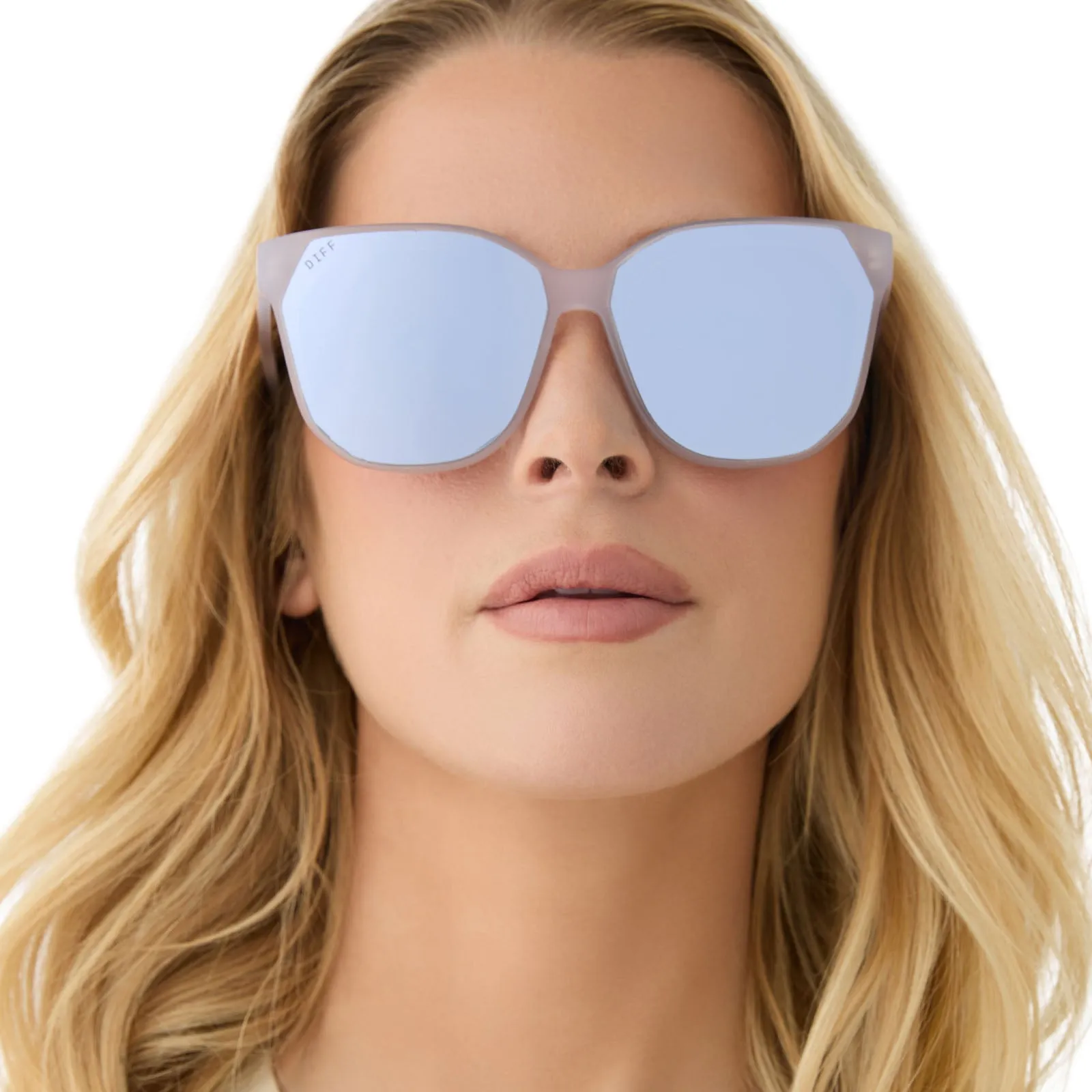 GIA - LIGHT BLUE + SLATE GRADIENT FLASH SUNGLASSES sold by Diff Eyewear product image thumbnail 5