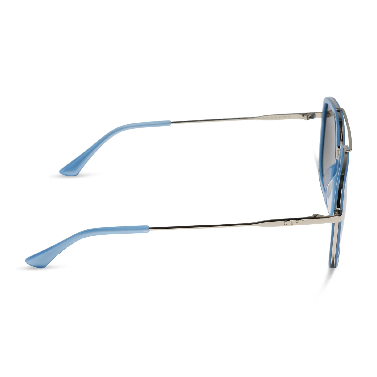 JORDAN - LIGHT BLUE + GREY GRADIENT + POLARIZED SUNGLASSES sold by Diff Eyewear product image thumbnail 3