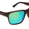 ACE - RICH TORTOISE MATTE + GREEN MIRROR + POLARIZED SUNGLASSES sold by Diff Eyewear