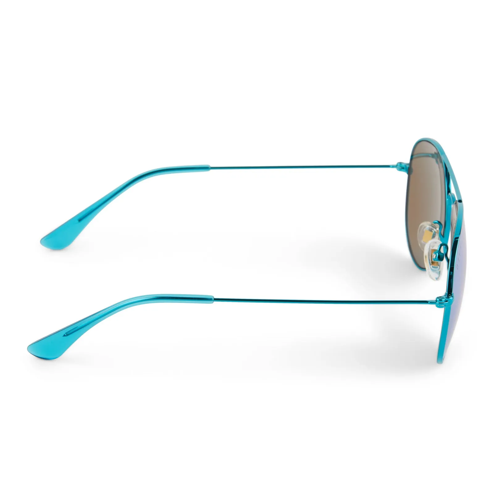 CRUZ - TURQUOISE METALLIC + TEAL MIRROR SUNGLASSES sold by Diff Eyewear product image thumbnail 3