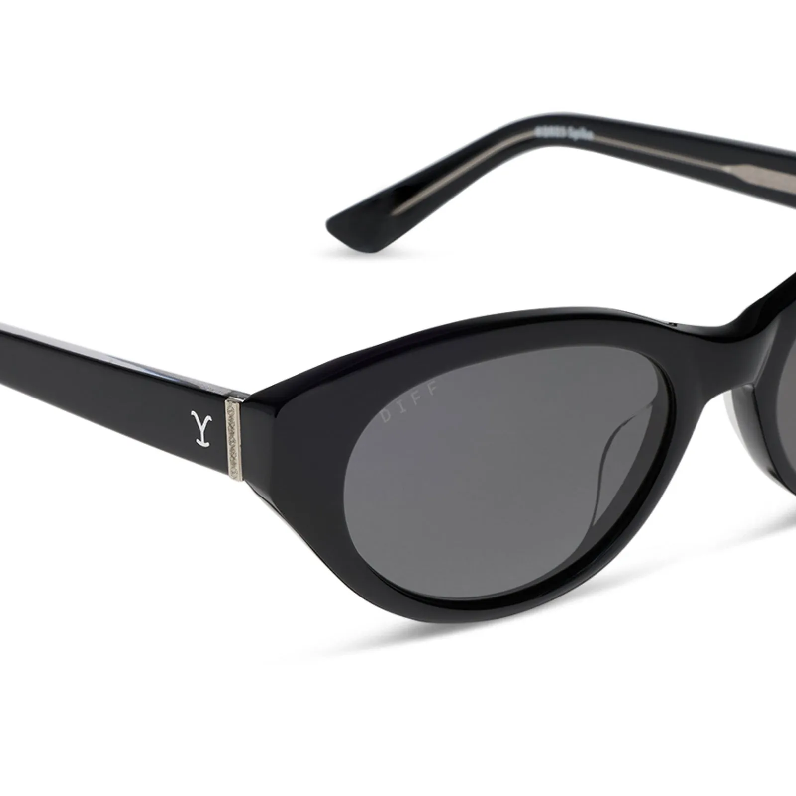 TEETER - CLASSIC BLACK + GREY + POLARIZED SUNGLASSES sold by Diff Eyewear product image thumbnail 4