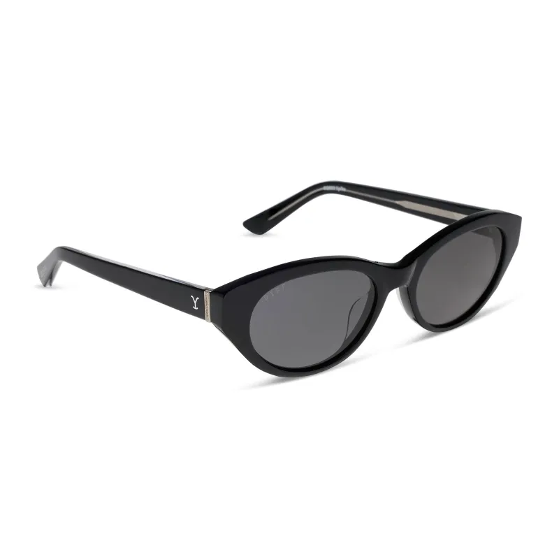 TEETER - CLASSIC BLACK + GREY + POLARIZED SUNGLASSES sold by Diff Eyewear
