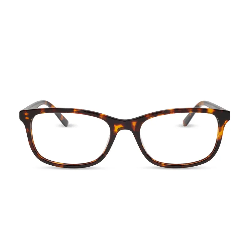 BRADFORD - RICH TORTOISE + GLASSES sold by Diff Eyewear