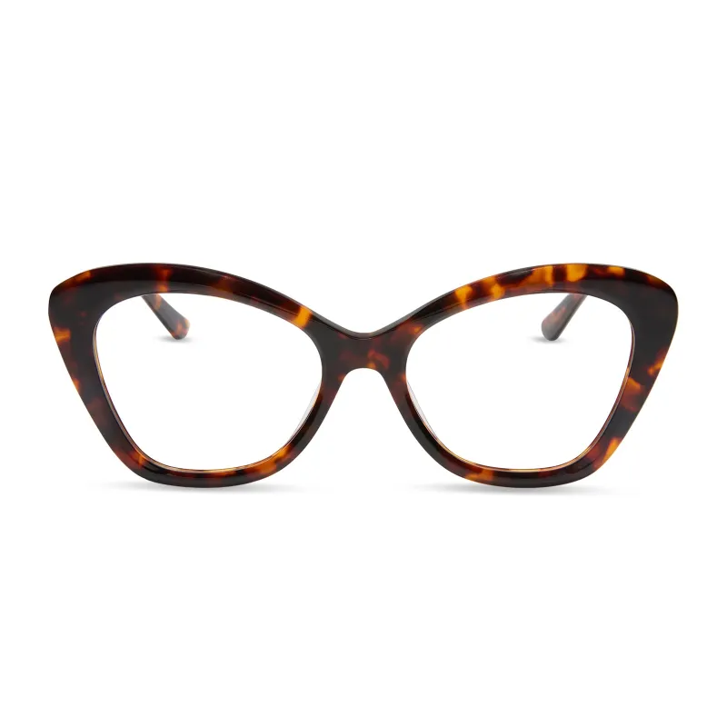 BETTY - RICH TORTOISE + GLASSES sold by Diff Eyewear