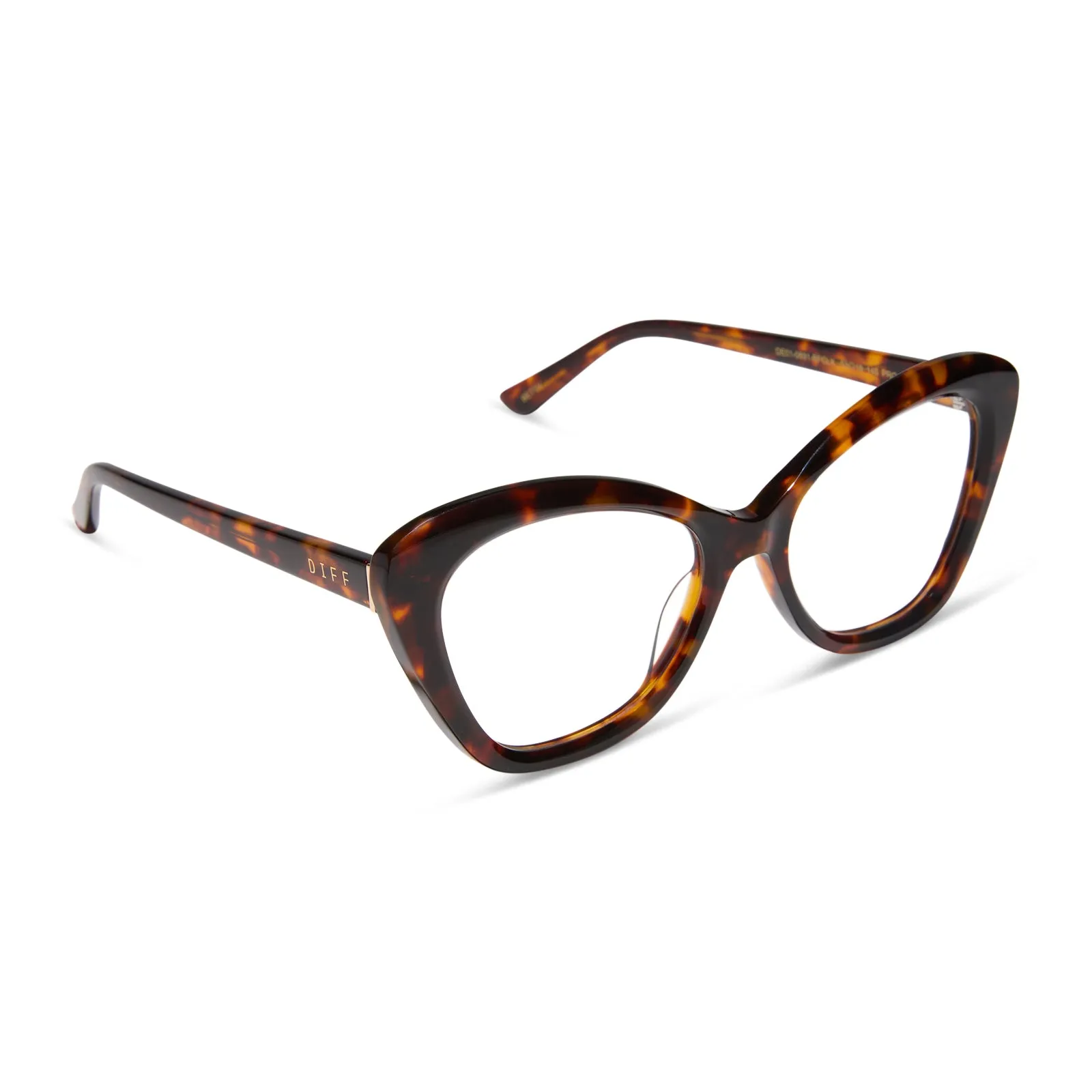BETTY - RICH TORTOISE + GLASSES sold by Diff Eyewear product image thumbnail 2