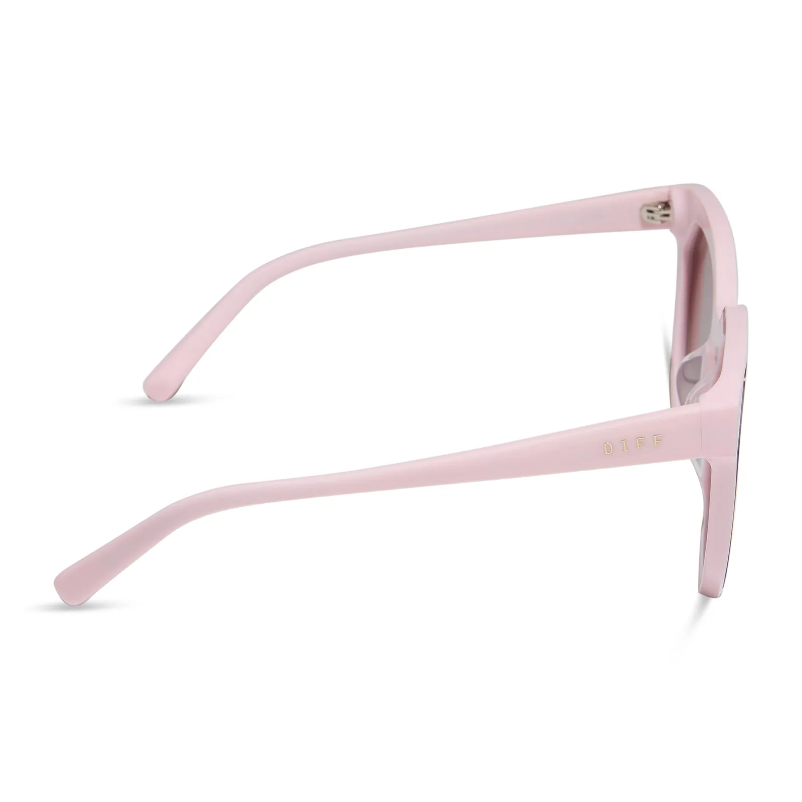 GIA - POWDER PINK + CHERRY BLOSSOM MIRROR SUNGLASSES sold by Diff Eyewear product image thumbnail 3