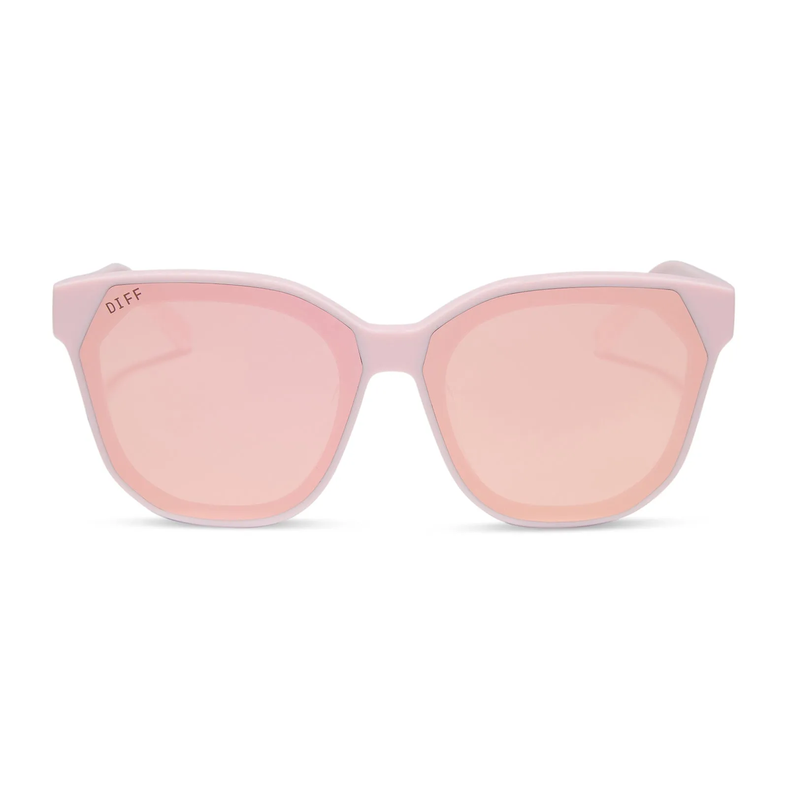 GIA - POWDER PINK + CHERRY BLOSSOM MIRROR SUNGLASSES sold by Diff Eyewear