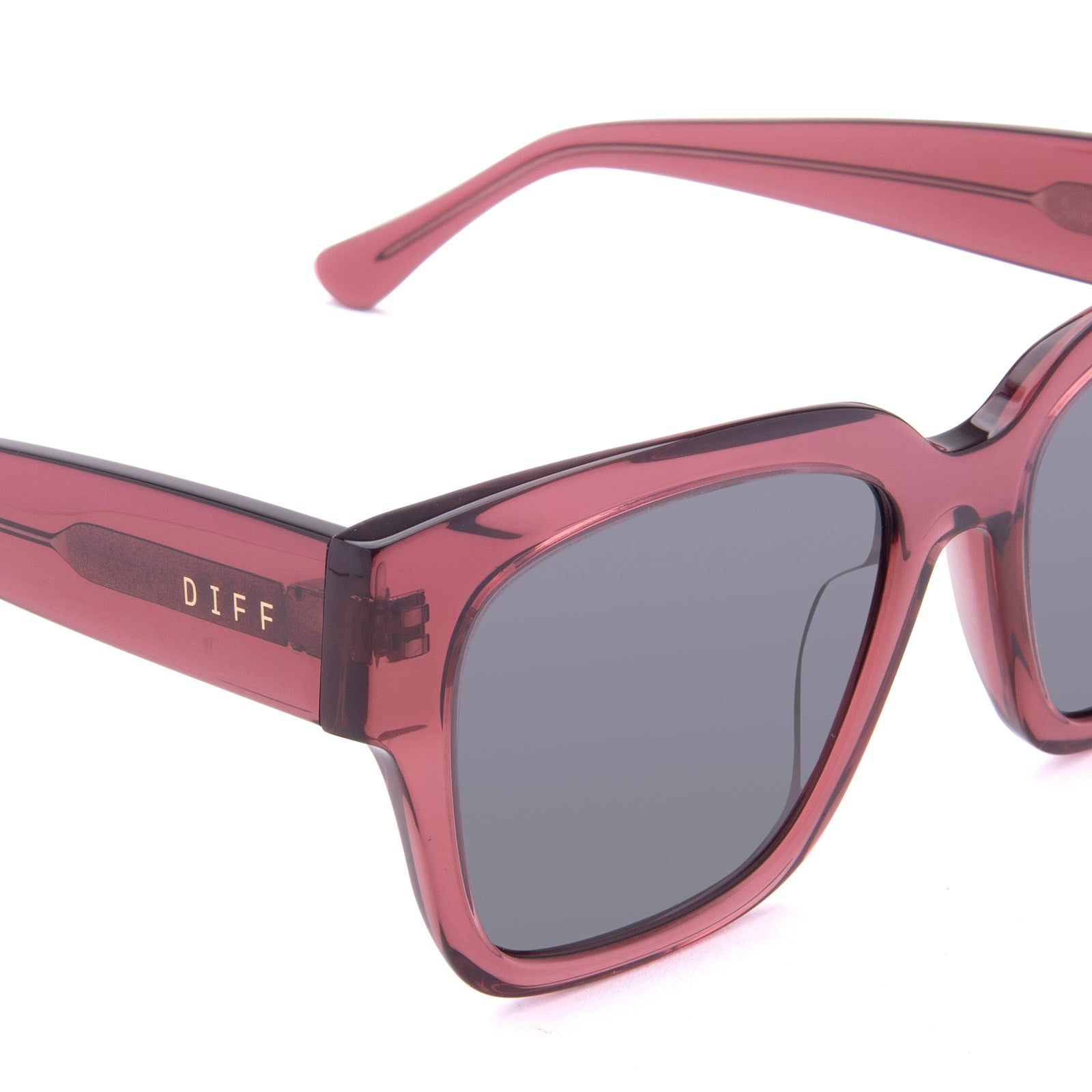 BELLA II - MULBERRY + WINE GRADIENT SUNGLASSES sold by Diff Eyewear product image thumbnail 3