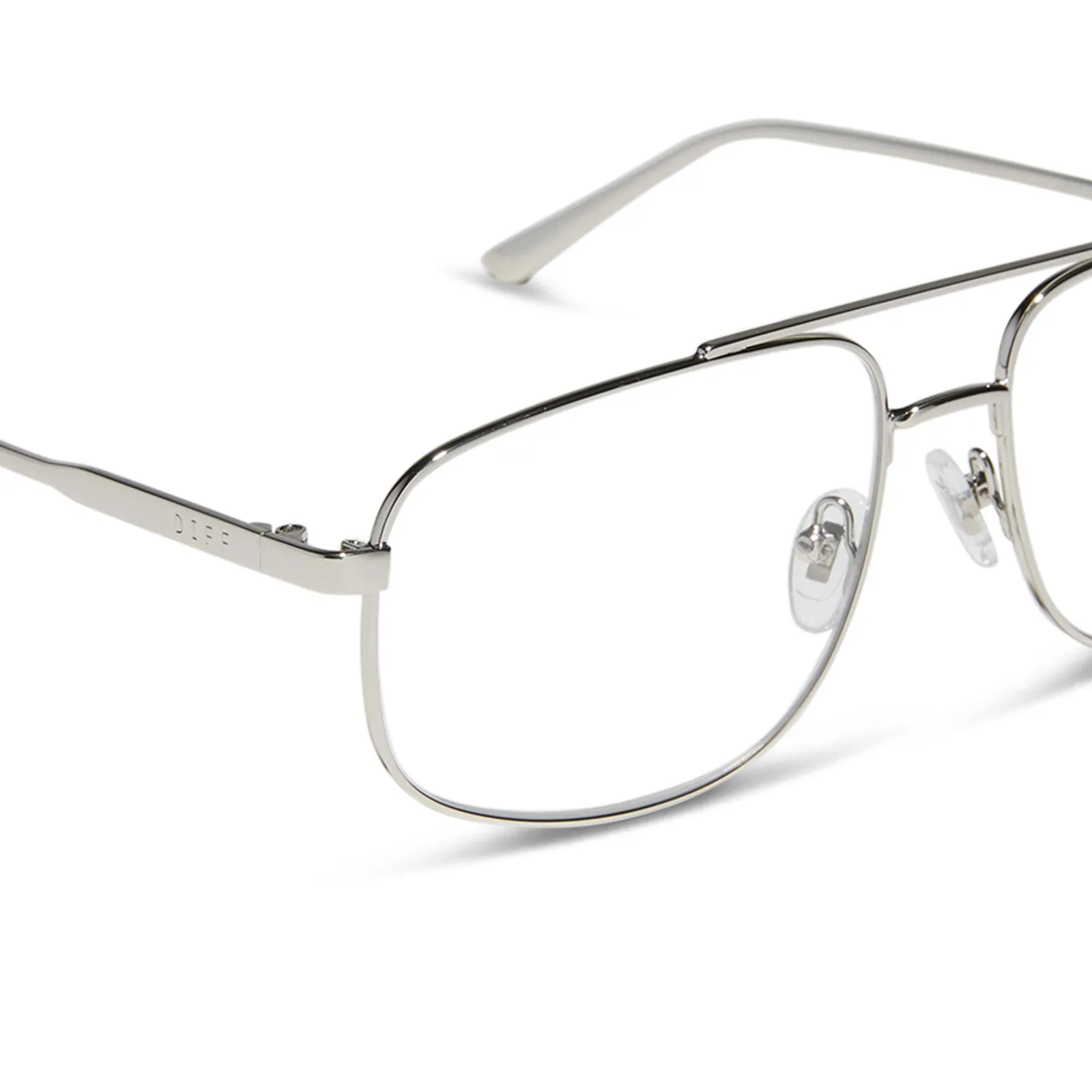 CHARLEY - SILVER + GLASSES sold by Diff Eyewear product image thumbnail 4