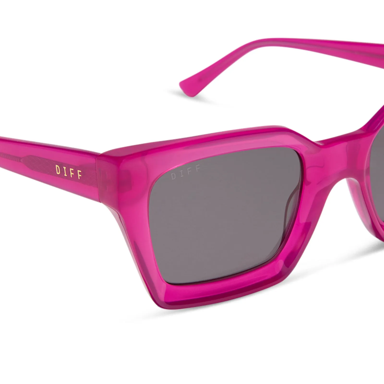 GREER - BRIGHT TULIP + GREY SUNGLASSES sold by Diff Eyewear product image thumbnail 4