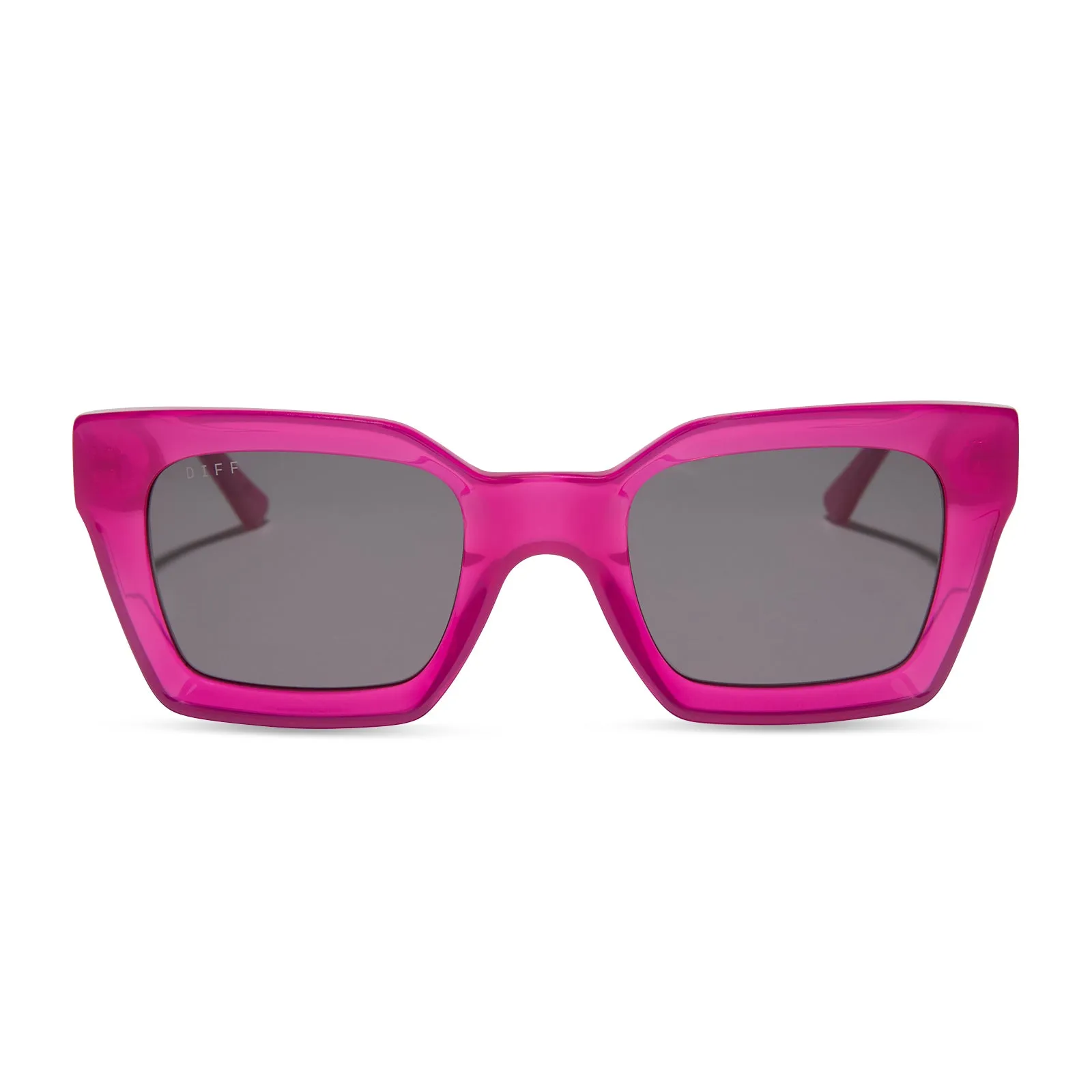 GREER - BRIGHT TULIP + GREY SUNGLASSES sold by Diff Eyewear