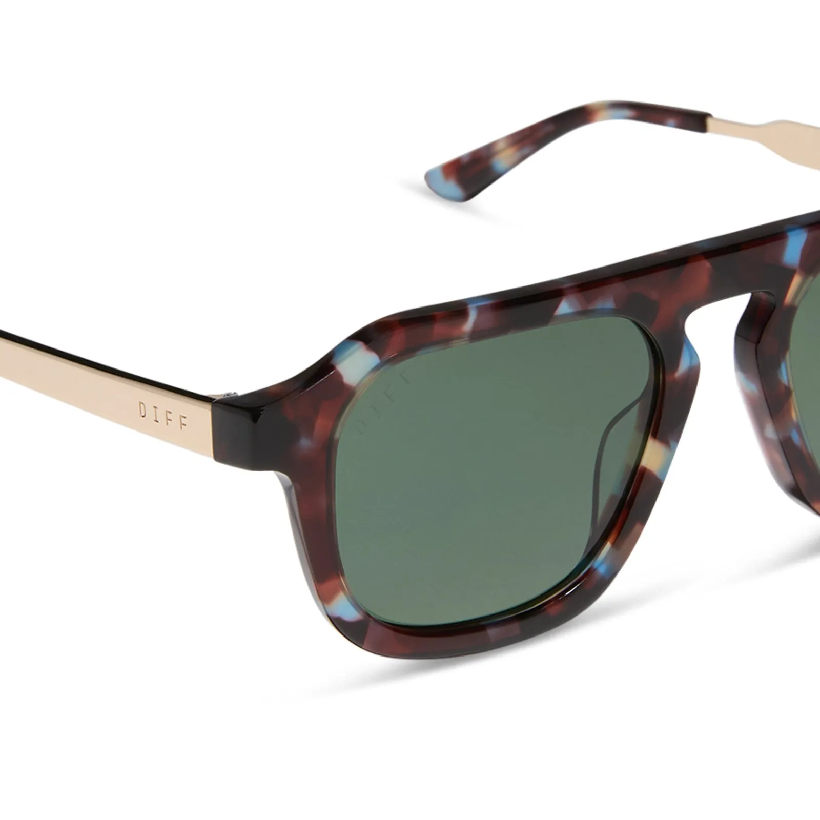 JENA SIMS - SIMS + BLUE COLOR POP + G15 + POLARIZED SUNGLASSES sold by Diff Eyewear product image thumbnail 4