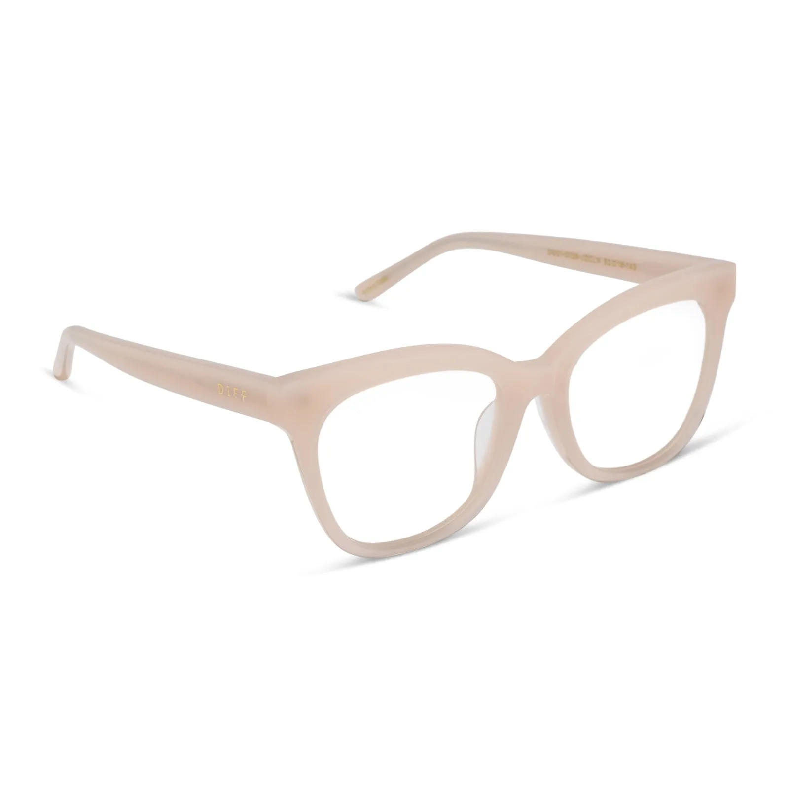 WINSTON - MILKY BLUSH + GLASSES sold by Diff Eyewear product image thumbnail 2