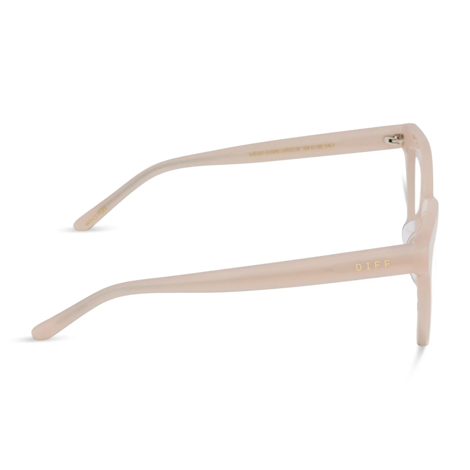 WINSTON - MILKY BLUSH + GLASSES sold by Diff Eyewear product image thumbnail 3