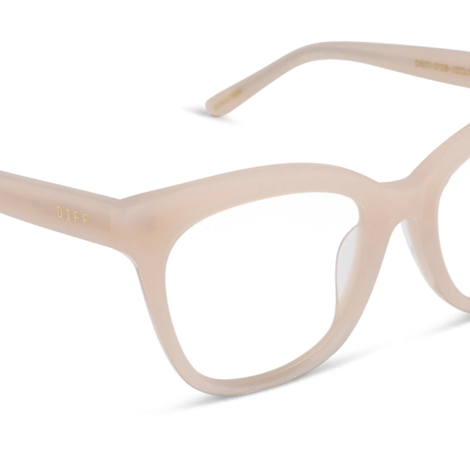 WINSTON - MILKY BLUSH + GLASSES sold by Diff Eyewear product image thumbnail 4