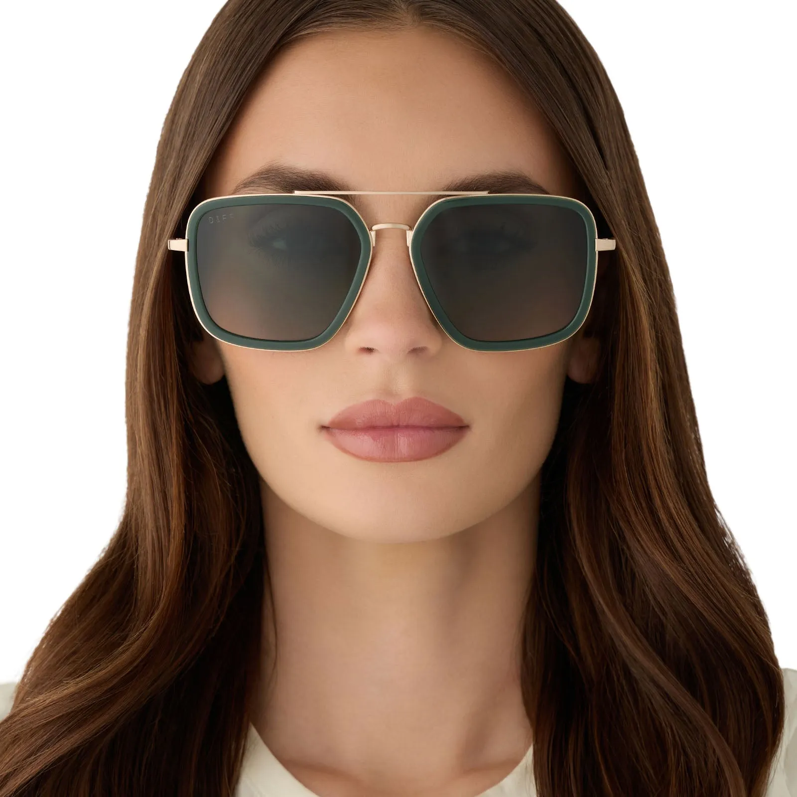 JORDAN - FAIRWAY GREEN + GOLD + ALOE GREEN GRADIENT + POLARIZED SUNGLASSES sold by Diff Eyewear product image thumbnail 5