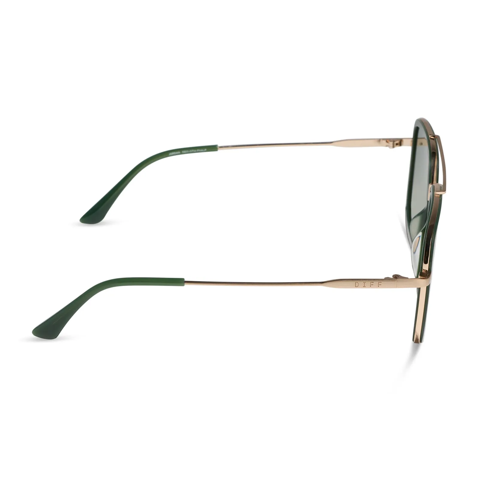 JORDAN - FAIRWAY GREEN + GOLD + ALOE GREEN GRADIENT + POLARIZED SUNGLASSES sold by Diff Eyewear product image thumbnail 3