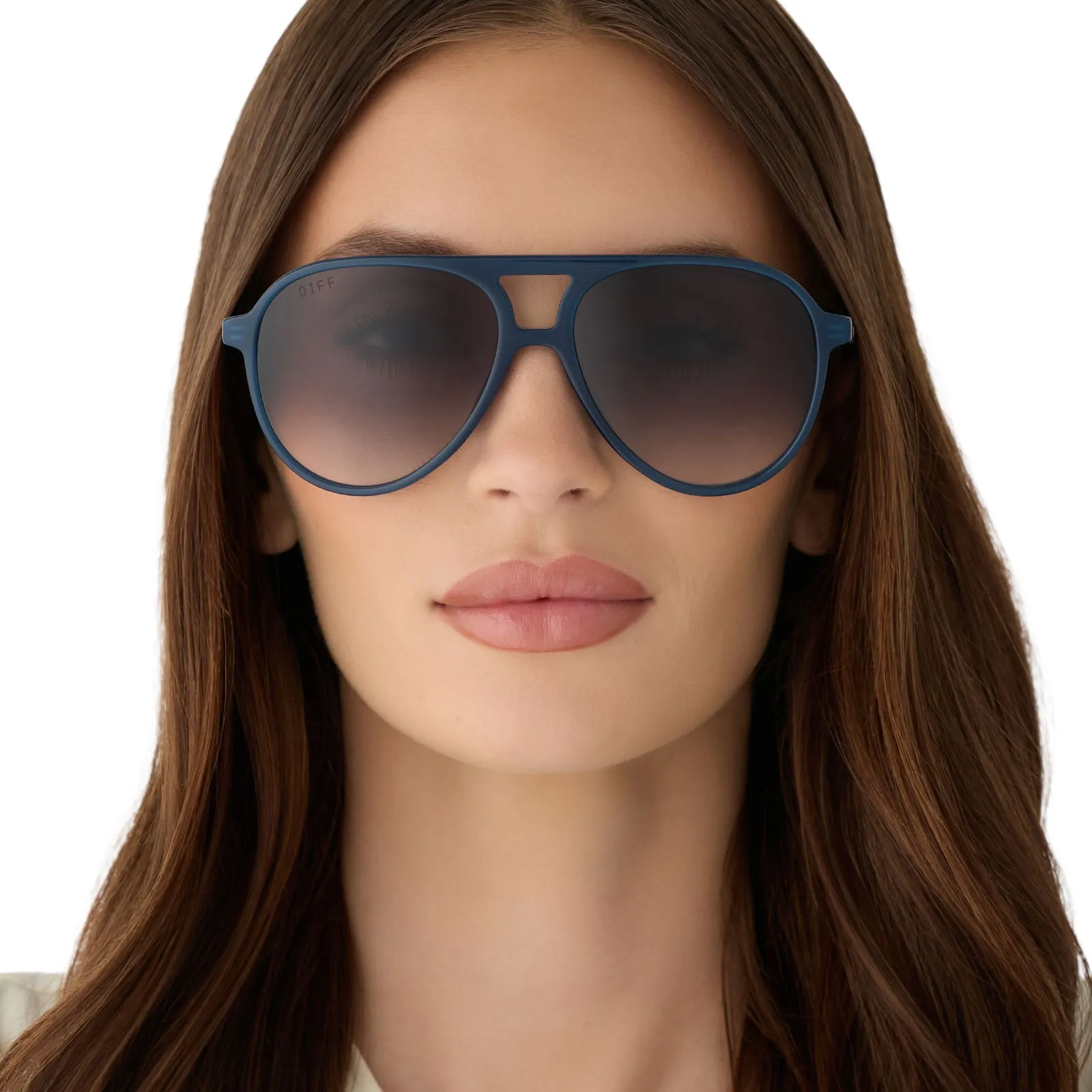 TOSCA II - CLUBHOUSE BLUE + GREY GRADIENT SUNGLASSES sold by Diff Eyewear product image thumbnail 5
