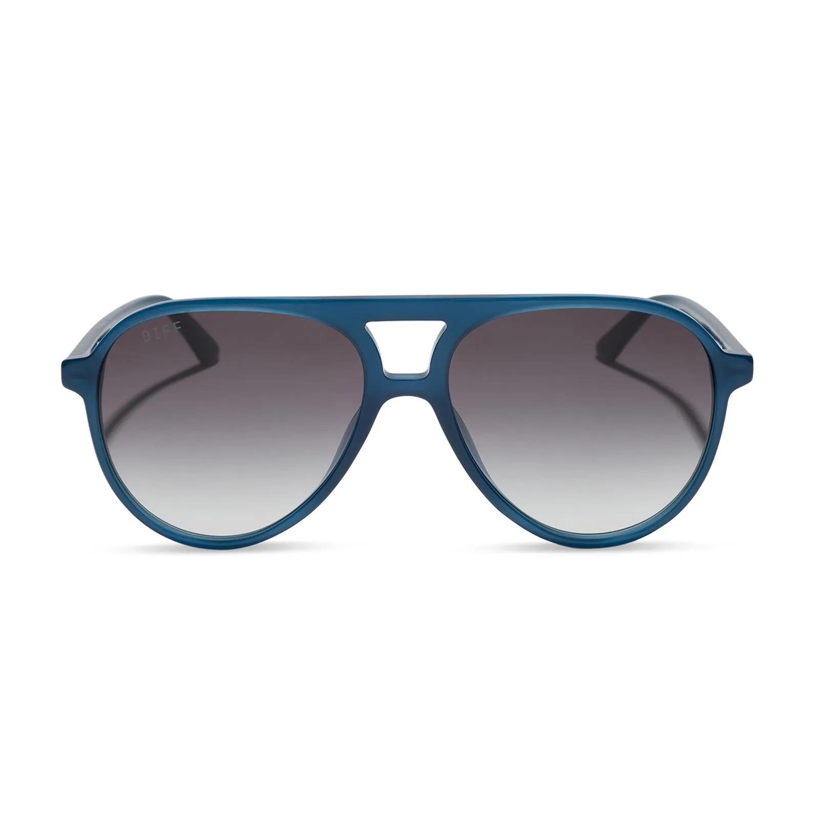 TOSCA II - CLUBHOUSE BLUE + GREY GRADIENT SUNGLASSES sold by Diff Eyewear