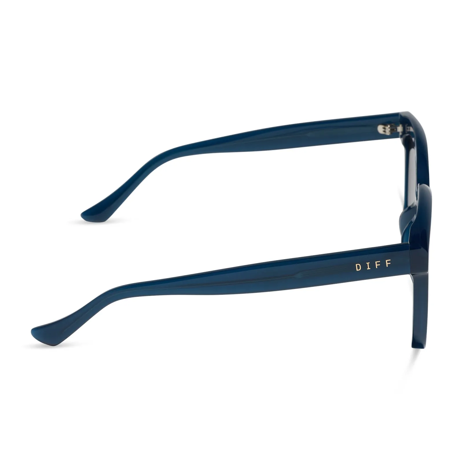 MEREDITH - CLUBHOUSE BLUE + GREY GRADIENT + POLARIZED SUNGLASSES sold by Diff Eyewear product image thumbnail 3