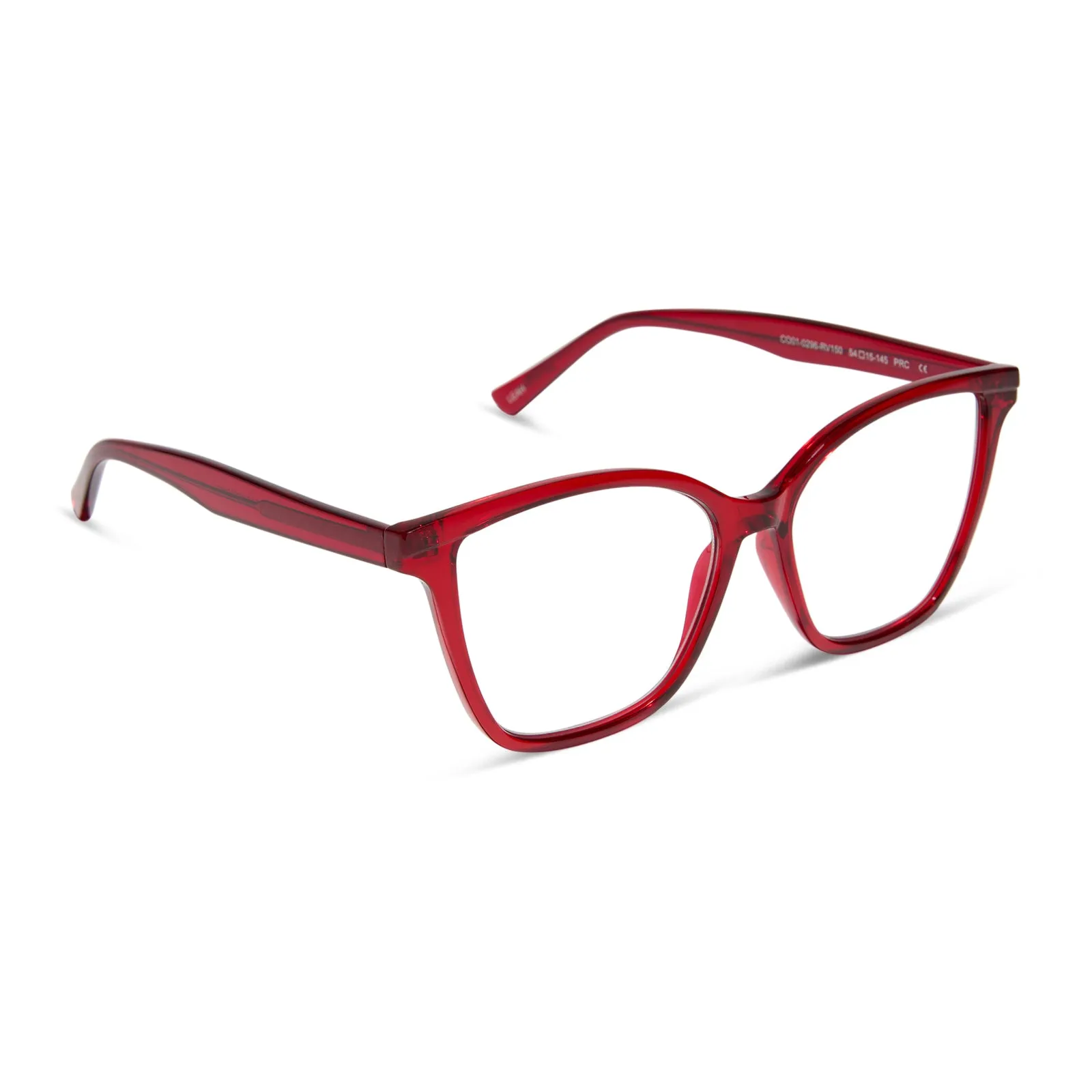 LEAH - RED CHERRY + BLUE LIGHT READERS sold by Diff Eyewear product image thumbnail 3
