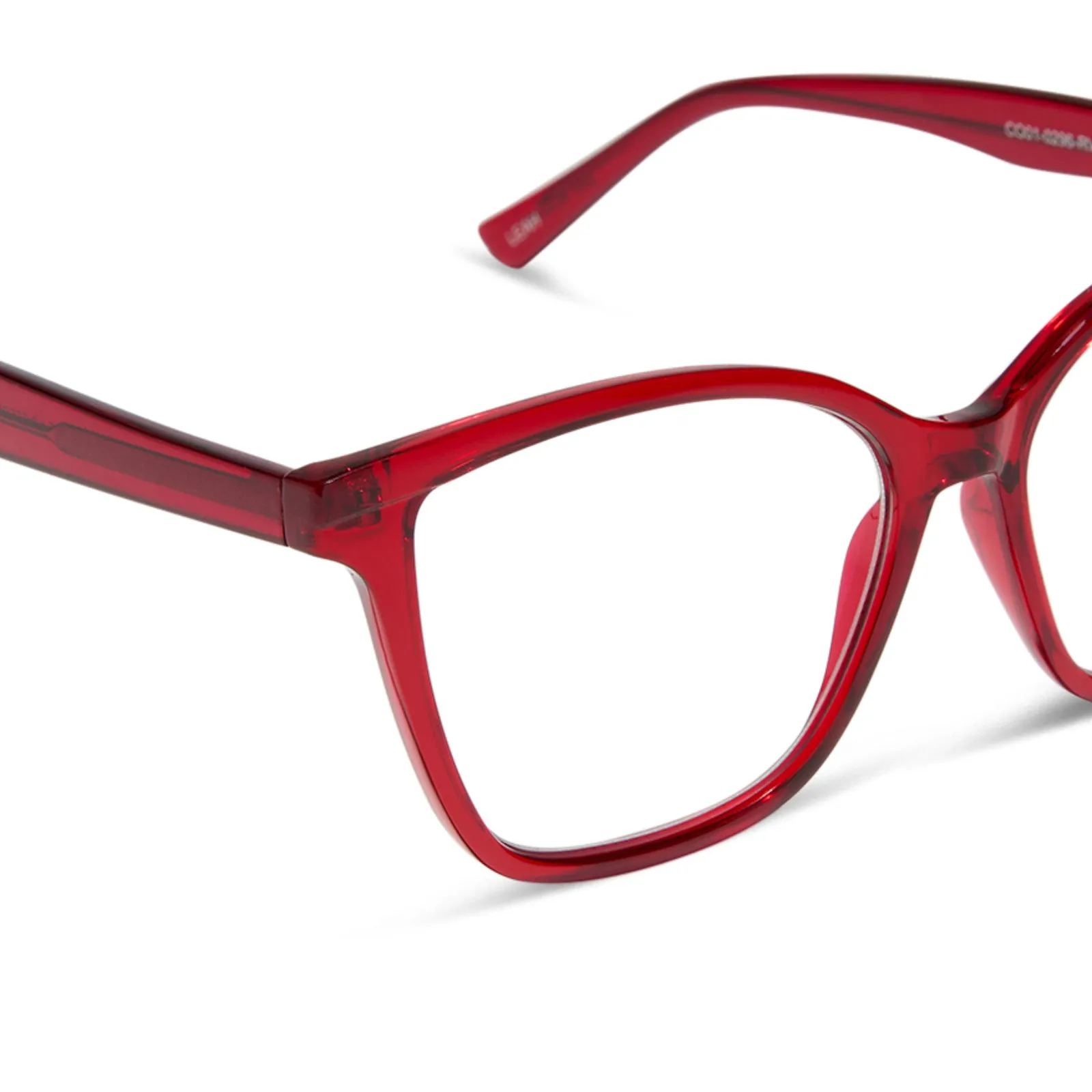 LEAH - RED CHERRY + BLUE LIGHT READERS sold by Diff Eyewear product image thumbnail 5