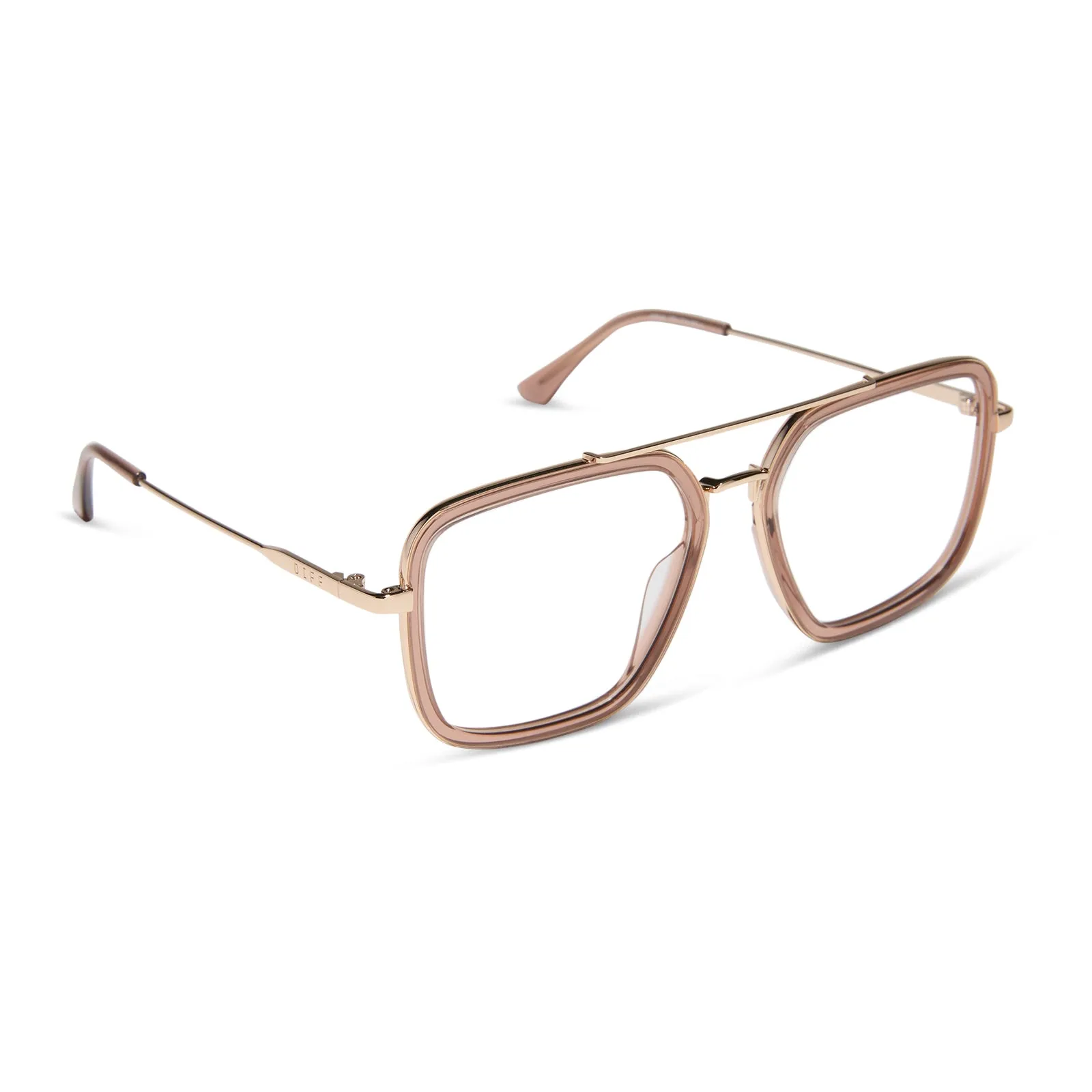 JORDAN - CAFÉ OLE + GOLD + GLASSES sold by Diff Eyewear product image thumbnail 2